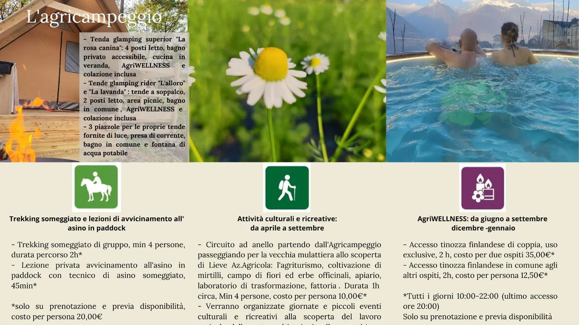 Luxury tent Lieve Agriglamping Experience Hotel Albosaggia
